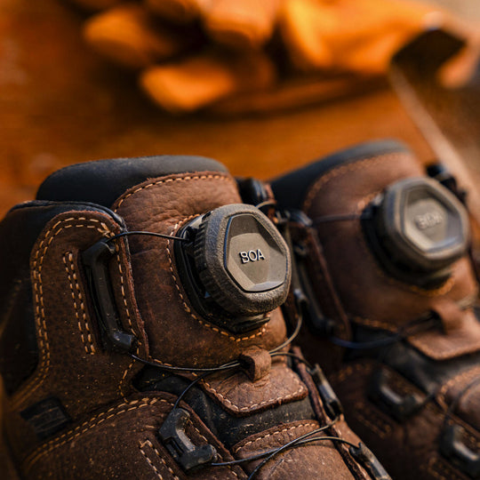 Danner Men's Caliper BOA 6" Aluminum Toe Waterproof Work Boot - Brown - 19420 - Overlook Boots