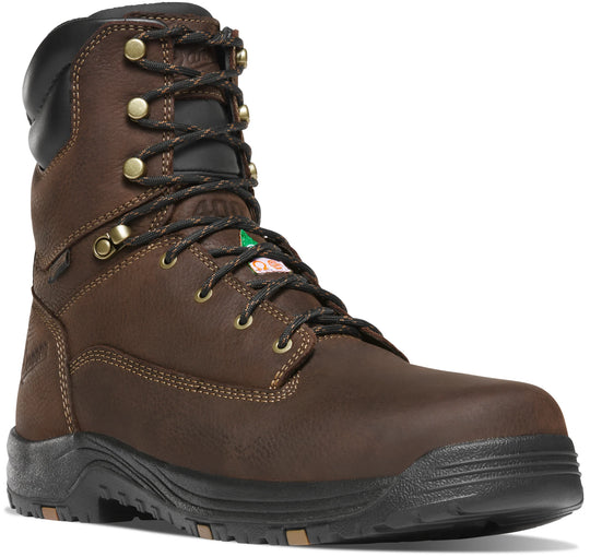 Danner Men's Caliper CSA 8" 400G Ins Waterproof Aluminum Toe Work Boot - Brown - 19464 - Overlook Boots