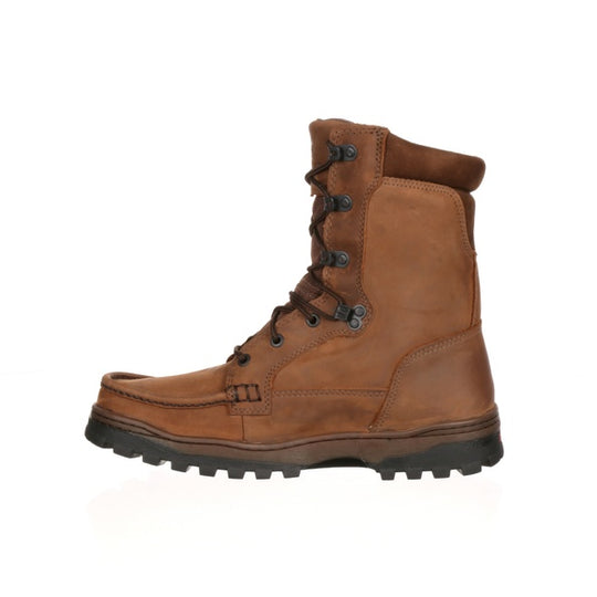 Rocky Men's Outback 8" Gore-Tex Waterproof Hiker Boot - Brown - FQ0008729 - Overlook Boots