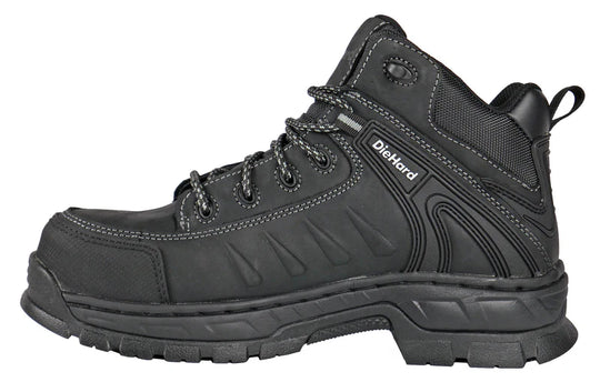DieHard Men's Squire Composite Toe Waterproof Work Boot - Black - DH50115 - Overlook Boots