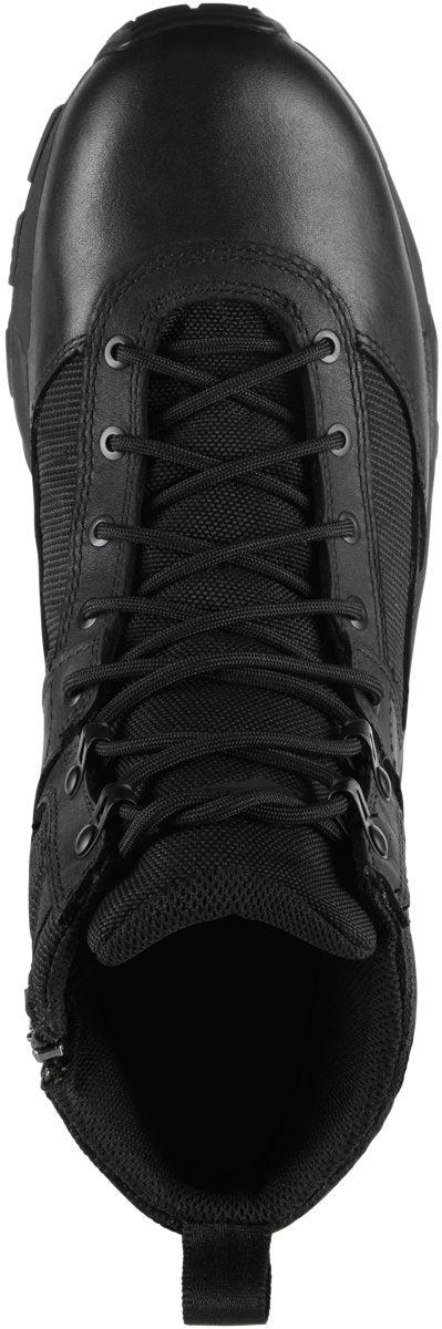 Danner Men's Sonic 6" Plain Toe Waterproof Side Zipper Tactical Duty Work Boot - Black - 24430 - Overlook Boots
