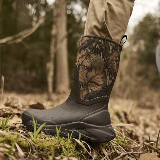 Muck Men's Outmax 12" Waterproof Neoprene Tall Boot - Mossy Oak - MOX12MFA - Overlook Boots