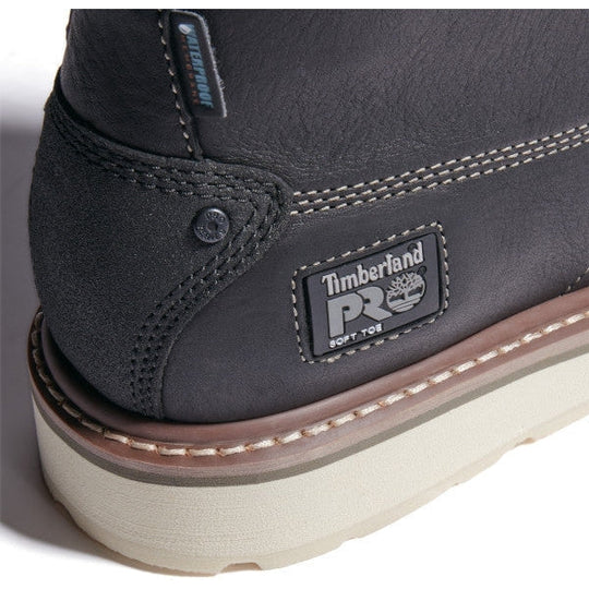 Timberland PRO Men's Gridworks 6" Soft Toe Waterproof Work Boot - Black - TB1A29UP001 - Overlook Boots