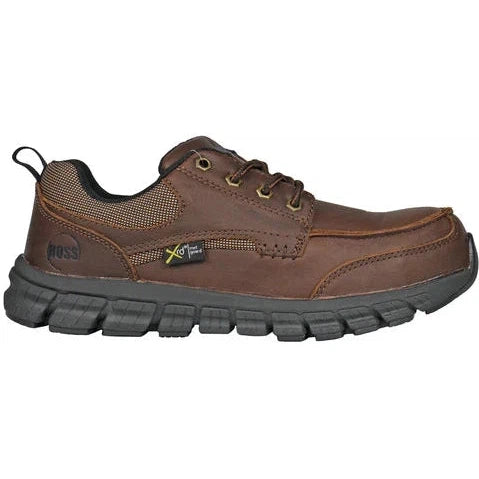 Hoss Men's Stepper Composite Toe Slip Resistant static dissipation Work Shoe - Light 30240 - Overlook Boots