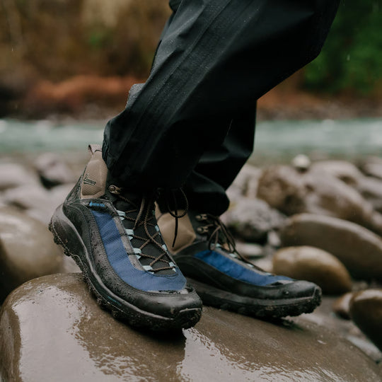 Danner Men's N45 GTX 4.5" Waterproof Lace Up Hike Boot - Black/Blue - 32882 - Overlook Boots