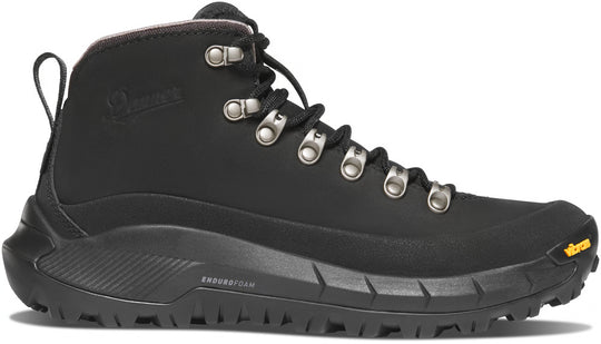 Danner MTN45 Mid GTX Bota de Senderismo para Mujer, Impermeable - Negro - 32888 - Imagen 2