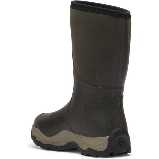 LaCrosse Men's Alpha Agility 12" Waterproof Pull On Field Work Boot -Brown- 336880 - Overlook Boots