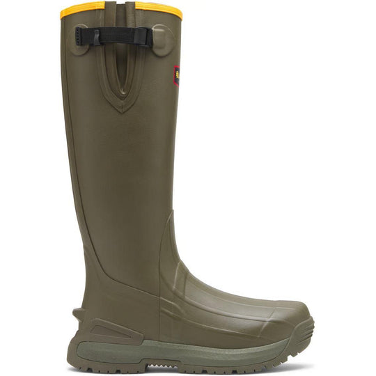 LaCrosse Men's Burly Aero 17" Waterproof Slip On Work Boot - Dark Olive - 344310 6 / Medium / Dark Olive - Overlook Boots