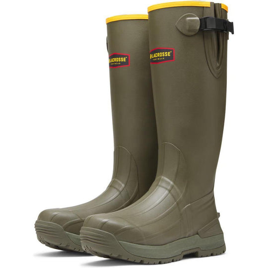 LaCrosse Men's Burly Aero 17" Waterproof Slip On Work Boot - Dark Olive - 344310 - Overlook Boots