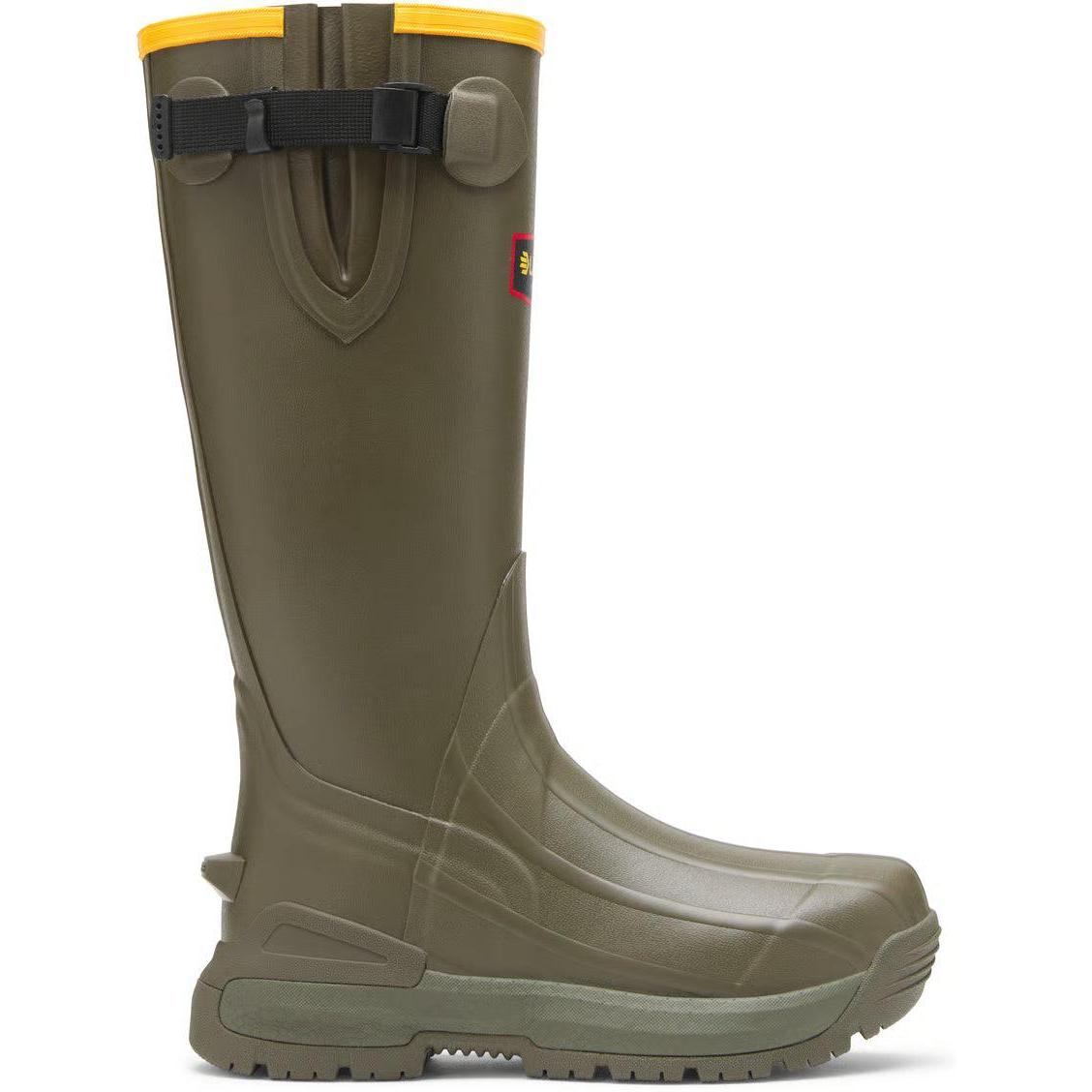 LaCrosse Women's Burly Aero 15" Waterproof Slip On Work Boot - Dark Olive - 344311 5 / Medium / Dark Olive - Overlook Boots