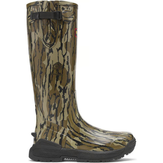 LaCrosse Men's Burly Aero 17" Waterproof Slip On Work Boot- Mossy Oak- 344312 6 / Medium / Mossy Oak Original Bottomland - Overlook Boots