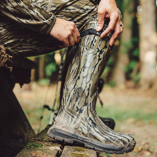 LaCrosse Men's Burly Aero 17" Waterproof Slip On Work Boot- Mossy Oak- 344312 - Overlook Boots