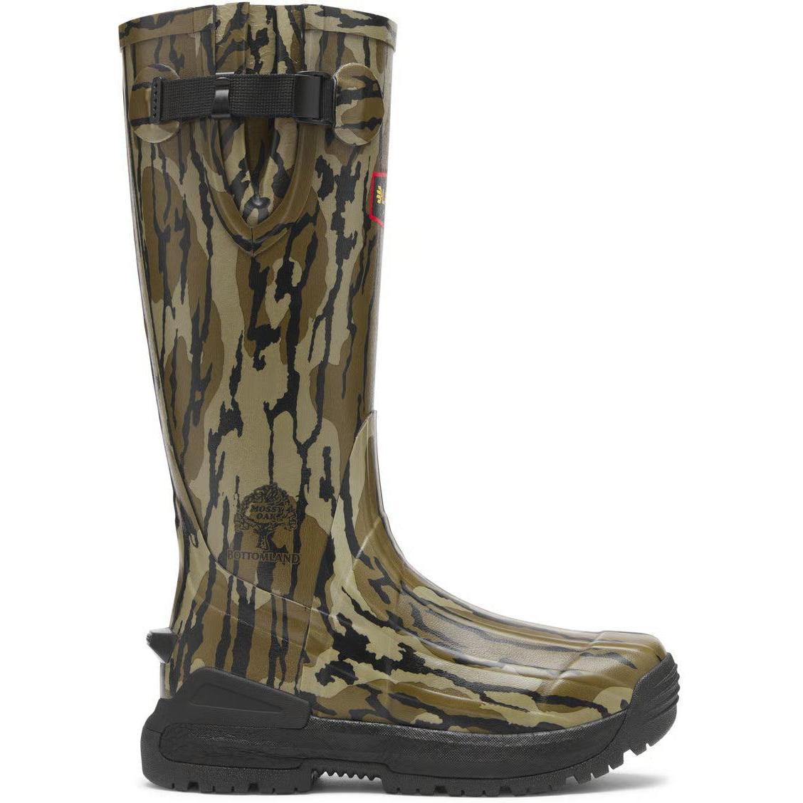 LaCrosse Women's Burly Aero 15" Waterproof Slip On Work Boot - Mossy Oak Original Bottomland - 344313 5 / Medium / Mossy Oak Original Bottomland - Overlook Boots