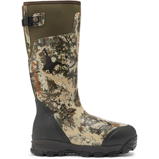 LaCrosse Men's Alphaburly Pro 18" Waterproof 1600G Slip On Work Boot- Camo- 376096 6 / Camo - Overlook Boots