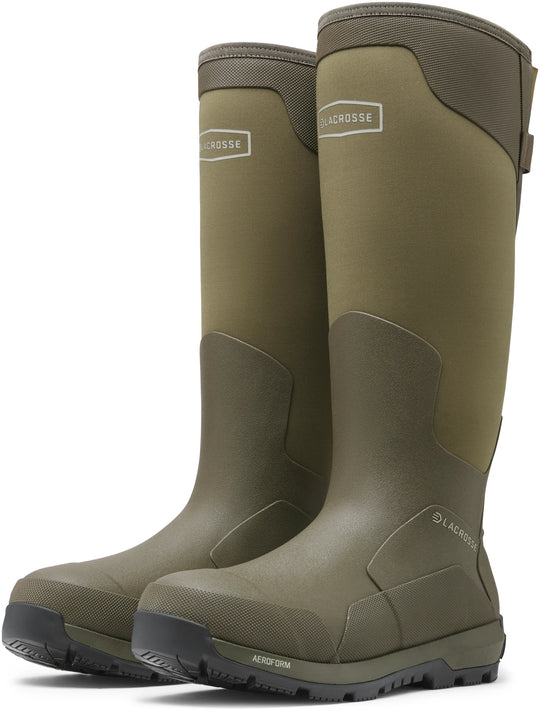 LaCrosse Men's Alphaburly Aero 17" Waterproof Hunt Boot - Brown - 377001 - Overlook Boots