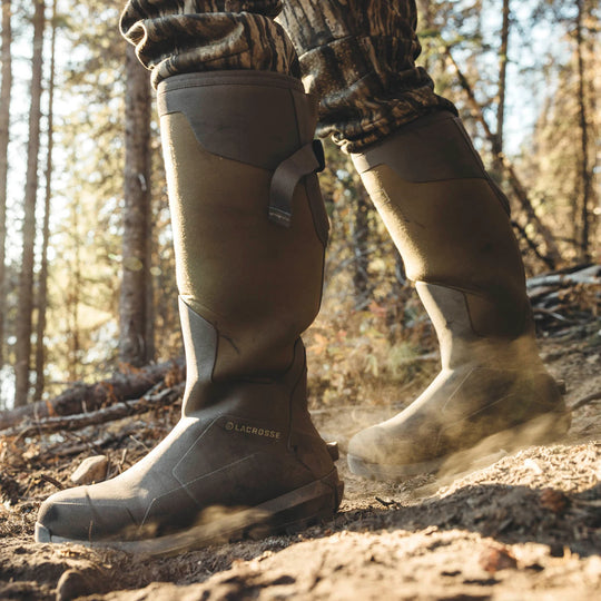 LaCrosse Men's Alphaburly Aero 17" Waterproof Hunt Boot - Brown - 377001 - Overlook Boots