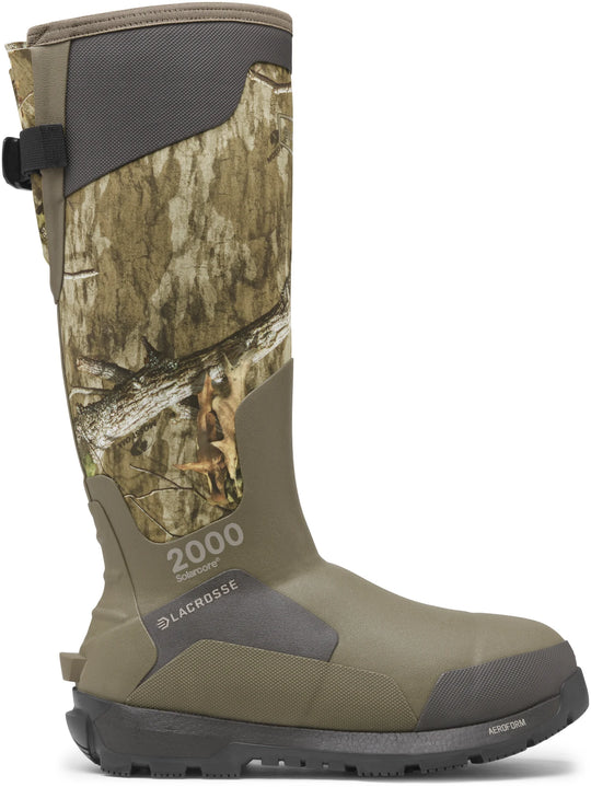 LaCrosse Men's Alphaburly Aero 17" 2000G Ins Waterproof Hunt Boot - Mossy Oak - 377004 6 / Medium / Mossy Oak - Overlook Boots
