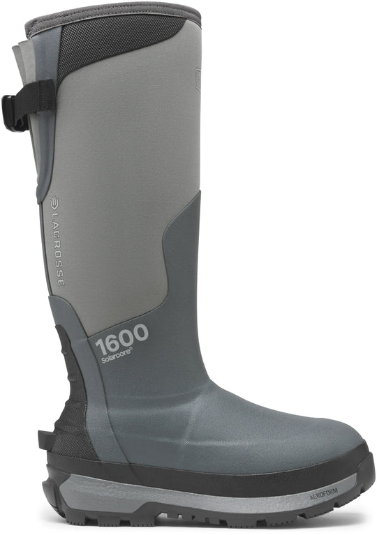 LaCrosse Women's Alphaburly Aero 15" 1600G Ins Waterproof Hunt Boot - Grey - 377007 5 / Medium / Grey - Overlook Boots