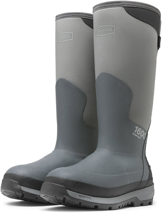 LaCrosse Women's Alphaburly Aero 15" 1600G Ins Waterproof Hunt Boot - Grey - 377007 - Overlook Boots