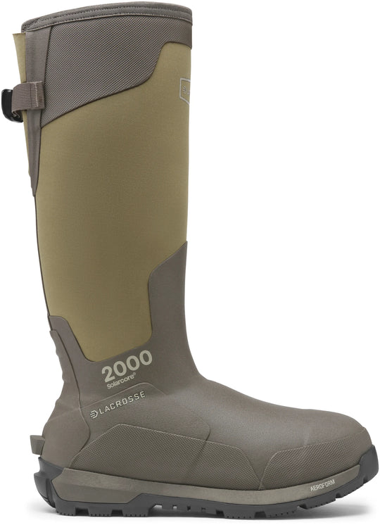 LaCrosse Men's Alphaburly Aero 17" 2000G Ins Waterproof Hunt Boot - Brown - 377008 6 / Medium / Brown - Overlook Boots