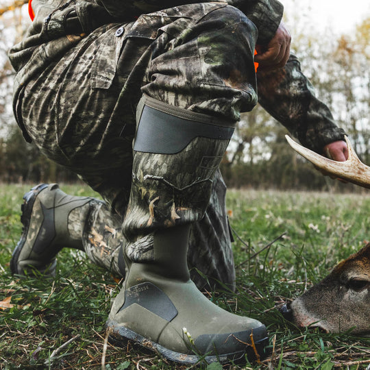 LaCrosse Men's Alphaburly Aero 17" Waterproof Hunt Boot - Mossy Oak - 377009 - Overlook Boots