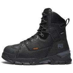 Timberland PRO Men's Endurance EV CSA 8" Composite Toe Waterproof Met Guard Work Boot - Black - TB0A63V6W02 - Overlook Boots
