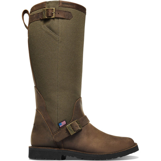 Danner Men's San Angelo 17" Square Toe Snake Hunt Boot -Brown- 42752 7 / Medium / Brown - Overlook Boots