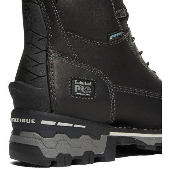 Timberland PRO Women's Boondock 8" Composite Toe Waterproof Puncture Resistant 200G Insulated Work Boot - Black - TB1A5R7K001 - Overlook Boots