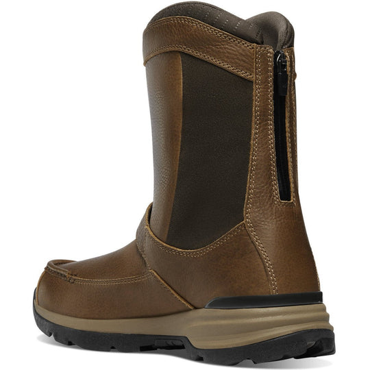Danner Men's Recurve 10" Moc Toe Waterproof Rear Zip Hunt Boot -Brown- 47631 - Overlook Boots