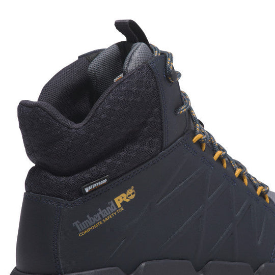 Timberland Pro Men's Morphix 6" Composite Toe Waterproof Work Boot - Grey - TB1A5YFU065 - Overlook Boots