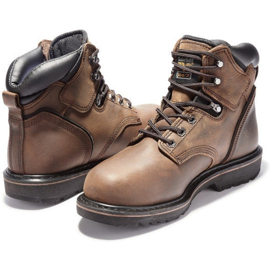 Timberland PRO Men's Pit Boss 6" Steel Toe Work Boot - Brown - TB133034214 - Overlook Boots