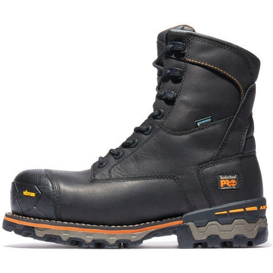 Timberland Pro Men's Boondock 8" Composite Toe Waterproof 200G Insulated Work Boot - Black - TB189645001 - Overlook Boots