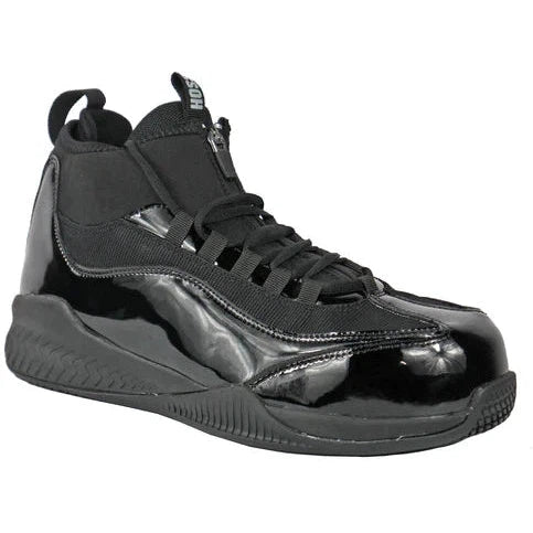 Hoss Men's Full Court Composite Toe Slip Resistant Work Shoe - Black 50147 7 / Medium / Black - Overlook Boots