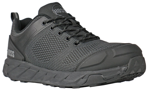 Hoss Men's Buster Bubba Toe Slip Resistant Work Shoe - Black - 50160 7 / Wide / Black - Overlook Boots