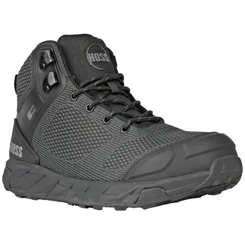 Hoss Men's Buster Hi Composite Toe Waterproof Slip Resistant Work Boot - Black - 50165 - Overlook Boots