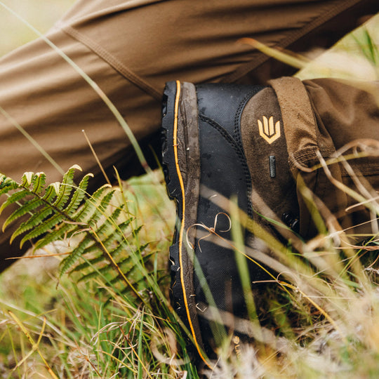 LaCrosse Men's Ursa ES GORE-TEX® 8" Waterproof Hunt Boot - Brown/Gold - 533701 - Overlook Boots