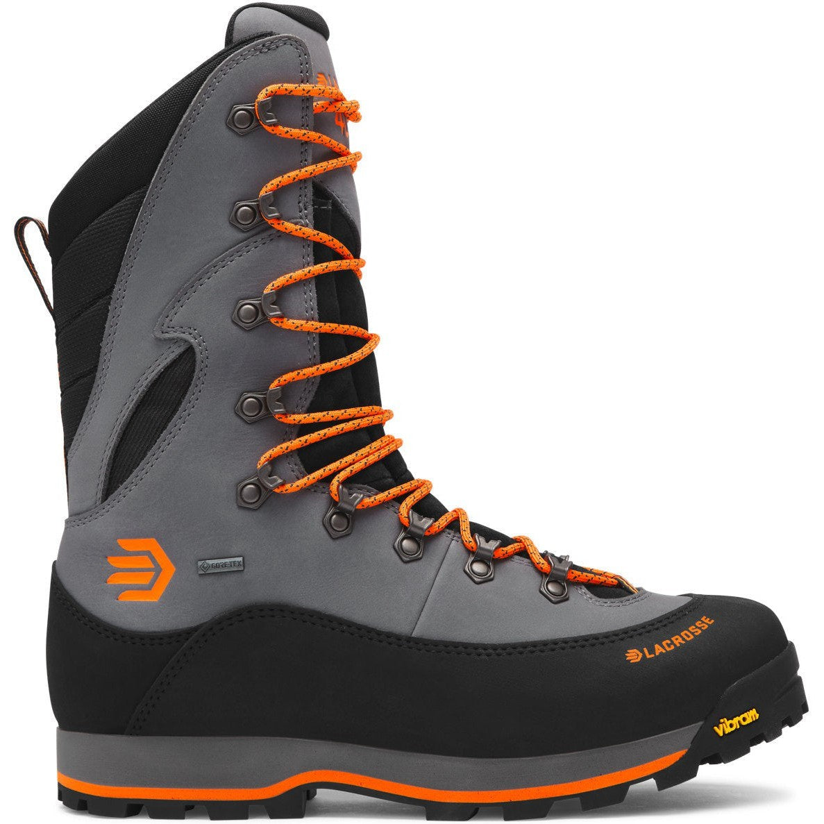 LaCrosse Men's Ursa LS GORE-TEX® 10" Waterproof 400G Lace Up Hunting Boot - Gunmetal Gray - 533751 7 / Medium / Gray - Overlook Boots