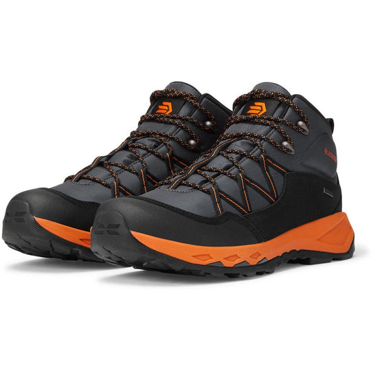 LaCrosse Men's San Juan Mid GORE-TEX® 4" Waterproof Hunt Boot - Gunmetal/Orange - 535812 - Overlook Boots