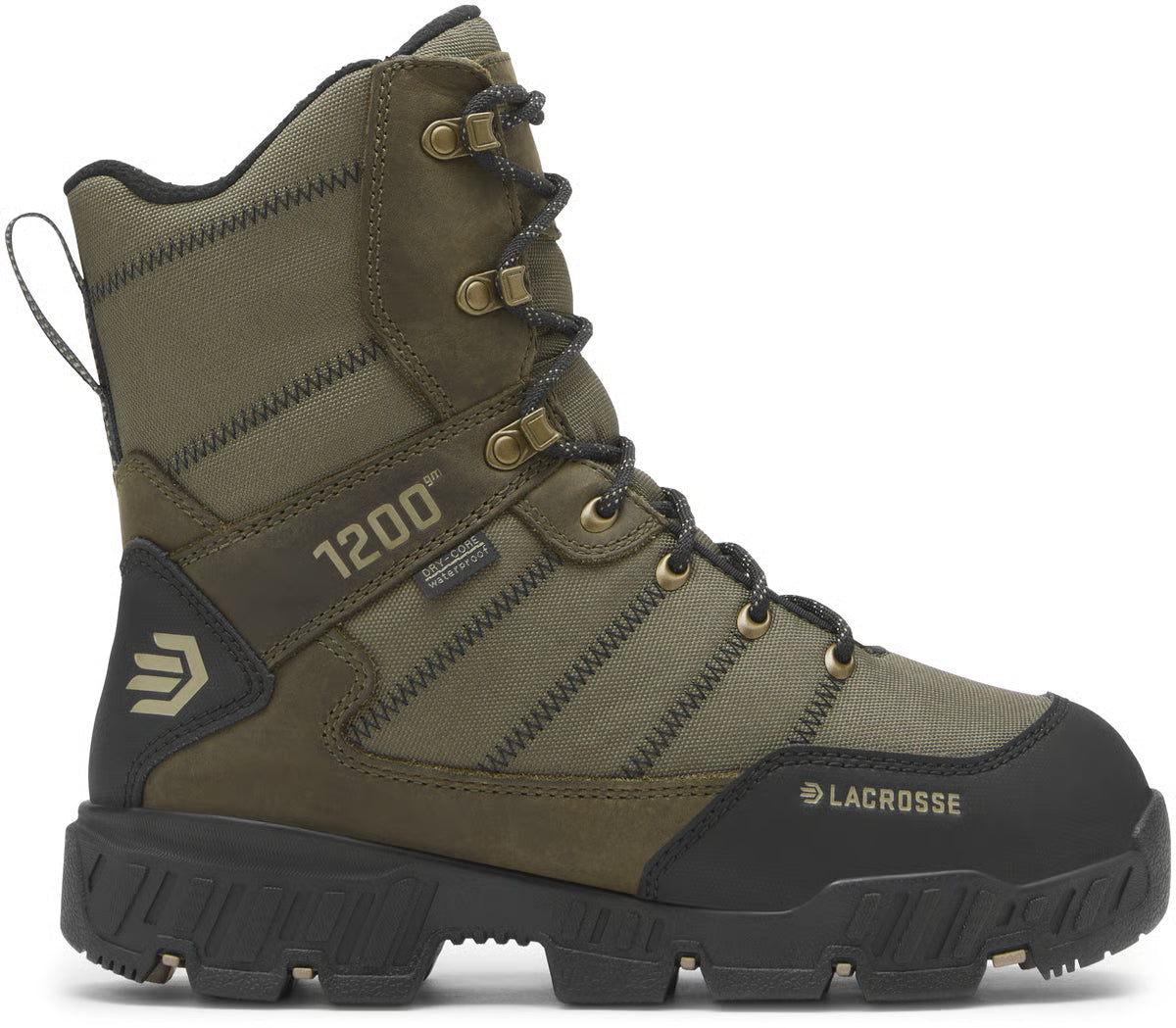 LaCrosse Women's Cold Snap II 8" Waterproof Lace Up Hunt Boot - Olive Night - 536711 5 / Wide / Olive - Overlook Boots