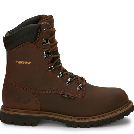 Chippewa Men's Birkhead 8" Soft Toe Waterproof 400G Ins Lace-Up Work Boot - 55068 - Overlook Boots