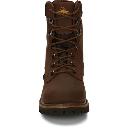 Chippewa Men's Birkhead 8" Soft Toe Waterproof 400G Ins Lace-Up Work Boot - 55068 - Overlook Boots