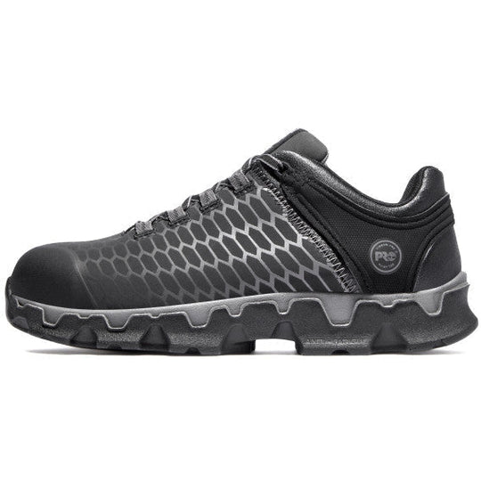 Timberland Pro Men's Powertrain Sport Alloy Toe Sneaker Work Shoe -Black- TB1A1I4S001 - Overlook Boots