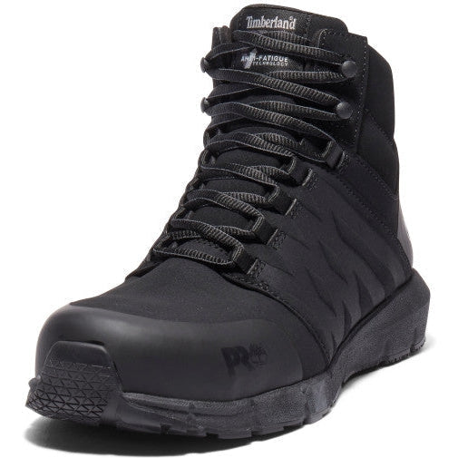 Timberland PRO Men's Radius Mid Composite Toe Work Boot - Black - TB1A28WF001 - Overlook Boots