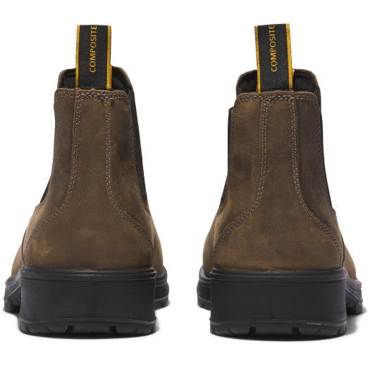 Timberland PRO Men's Nashoba Composite Toe Chelsea Work Boot - Brown - TB1A2CFX214 - Overlook Boots