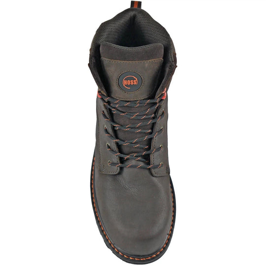 Hoss Men's Carson 6" Composite Toe Slip Resistant Work Boot - Brown 60413  - Overlook Boots