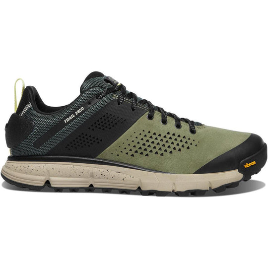 Danner Men's Trail 2650 3" Outdoor Hiking Shoe - Green/Black - 61310 - Overlook Boots