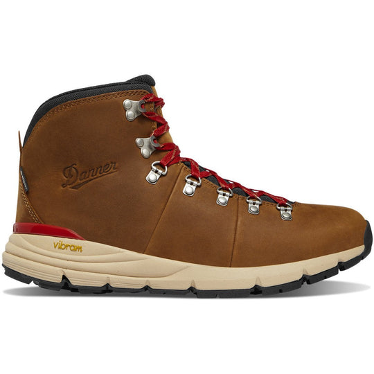 Danner Mountain 600 Leaf GORE-TEX® Bota de Senderismo para Hombre, 4.5 Pulgadas, Impermeable - Grizzly Brown - 62302 - Imagen 2
