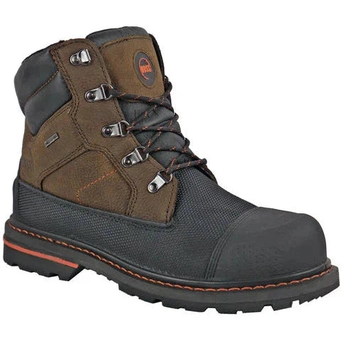 Hoss Men's K-Tough 6" Composite Toe Waterproof Puncture Resistant Duty Boot - Brown - 62705 6 / Medium / Brown - Overlook Boots