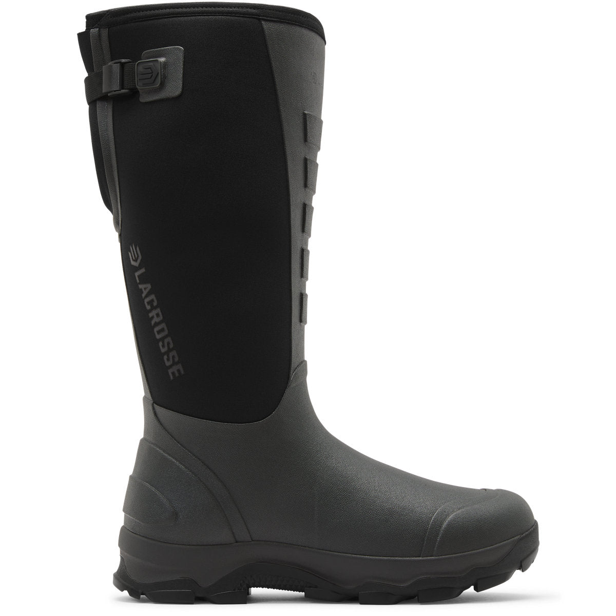 LaCrosse Men's Alpha Lite II 16" Plain Toe Waterproof Outdoor Work Boot - Black - 628001 6 / Medium / Black - Overlook Boots
