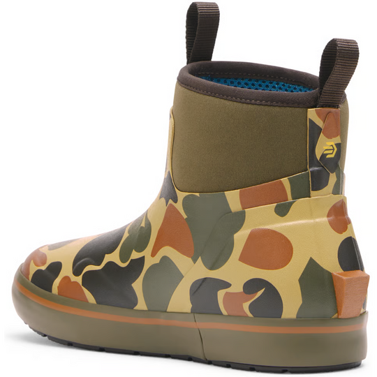 LaCrosse Women's Alpha 6" Waterproof Slip Resist Slip On Deck Boot- Camo- 632441 - Overlook Boots